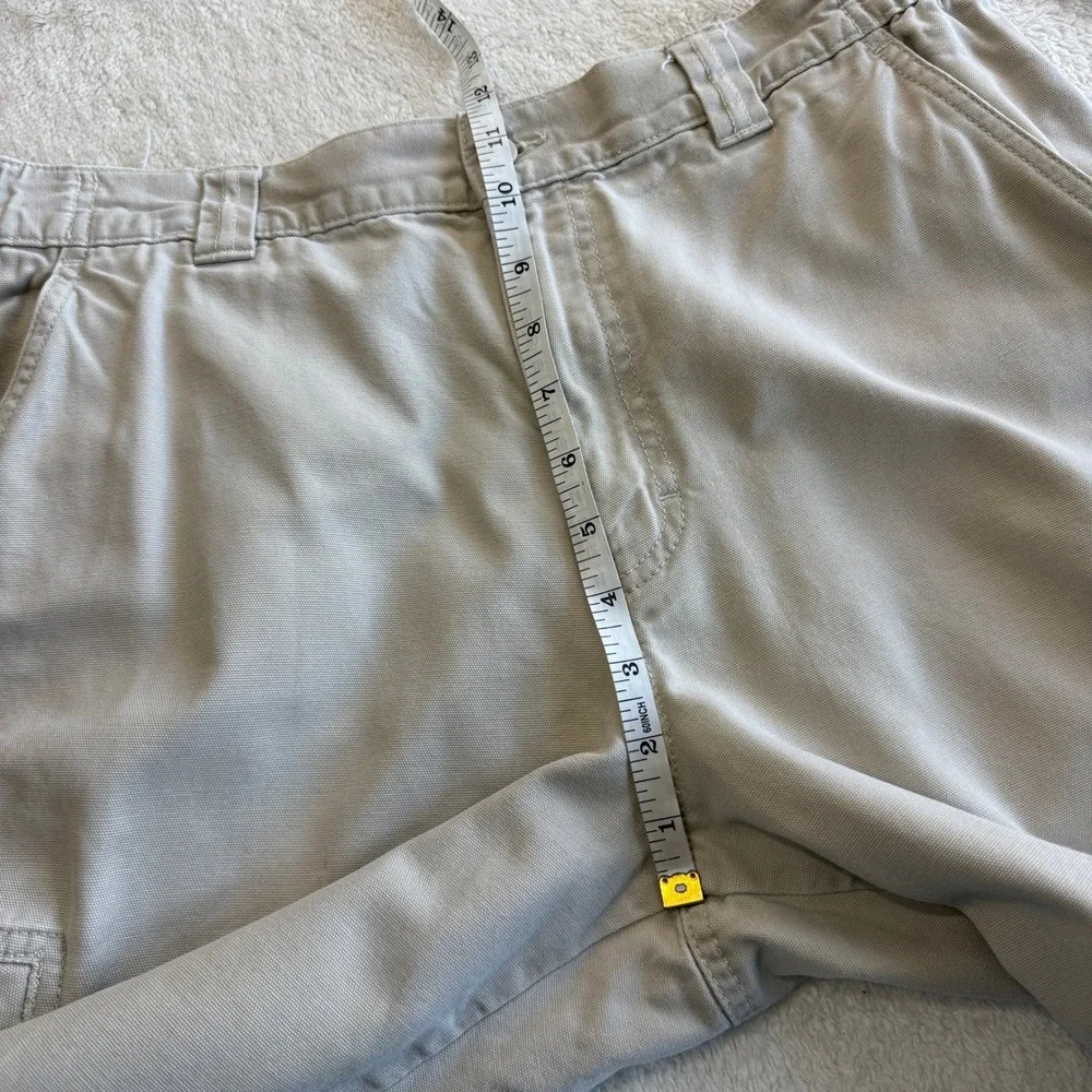 LL‎ Bean Comfort Waist Khaki Cargo Pants Mens 33x30 Gorpcore Dadcore Cotton